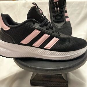New Adidas Women’s Size 10 X_PLR Path Black & Pink Sneaker ID0485 Running Shoes